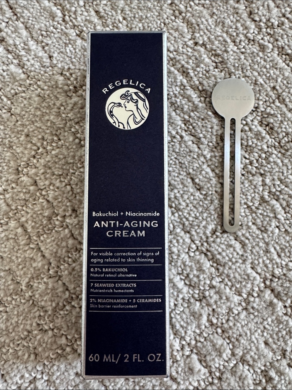 Regelica Bakuchiol Niacinamide Anti-Aging Cream 2 oz New in box